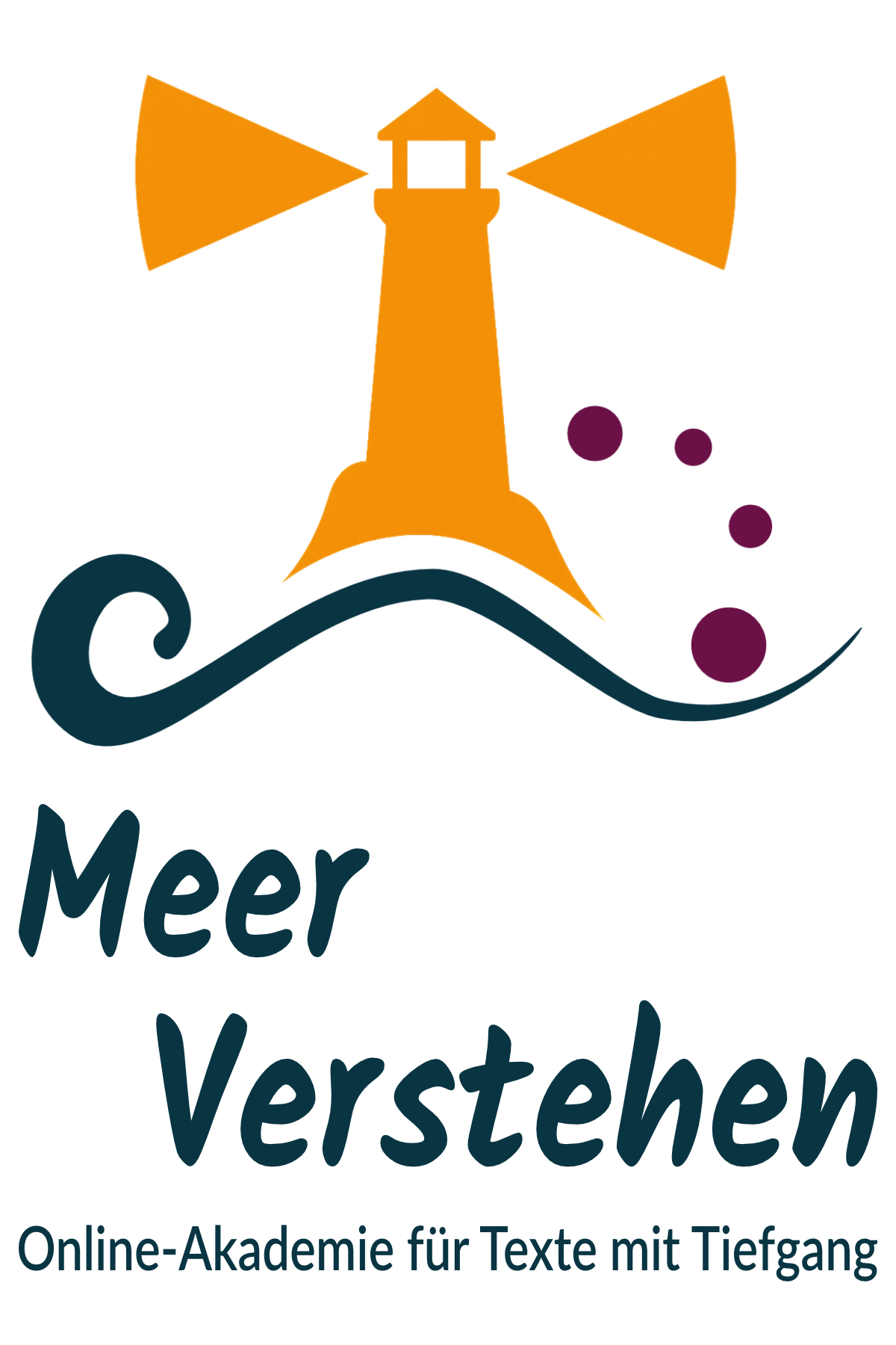 Meer Verstehen-Akademie: Logo_hoch Lektorat und Meer